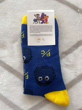 BNWT McDonald's x Peace Collective P/C McHappy Day ‘25 Fryguy Socks O/S